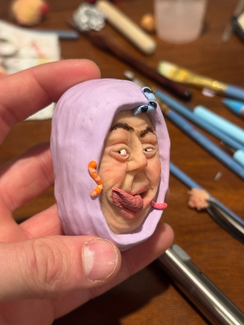 Boy Eats Worm